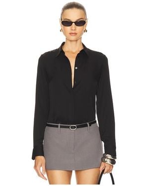 Theory Camisa Ajustada En Color Negro Talla (También En M, S, Xl, Xs)