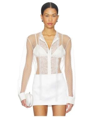 Sans Faff Toulouse Blouse - White