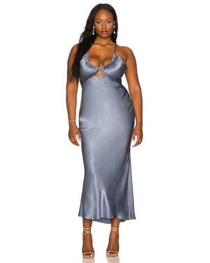 chinese dress ladies La Lune Ruched Halter Maxi Dress main image 1
