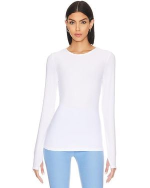 Beyond Yoga Classic Crew Pullover - Blanco