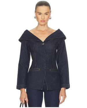 ALIGNE Denim Blazer - Blue