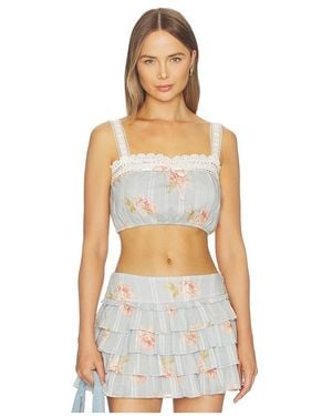 LoveShackFancy Broca Top - White