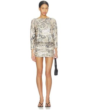 Juliet Johnstone Sequin Disco Dress - Natural