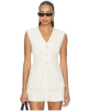 Veronica Beard Gillson Vest - White