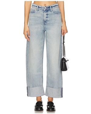 GOOD AMERICAN Good Barrel Relaxed Jeans - Blue