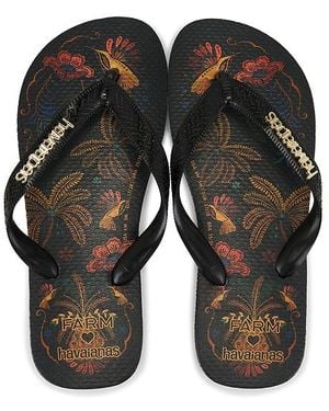 Havaianas Sandale Farm Jardim - Schwarz