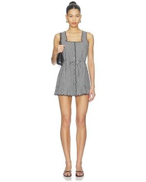 Montce Scalloped Betsie Dress - Schwarz