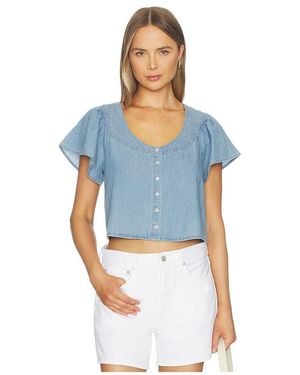PAIGE Belle Top - Blue