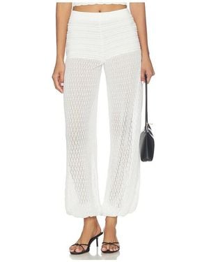 retroféte Devyn Pant - White