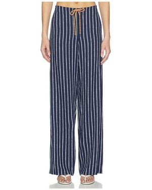 The Upside Belize Charli Drawstring Pant - Blue