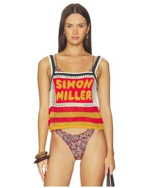 Simon Miller Oberteil Dibby Crochet - Orange