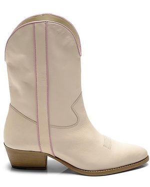 Free People Borderline Western Boot - White