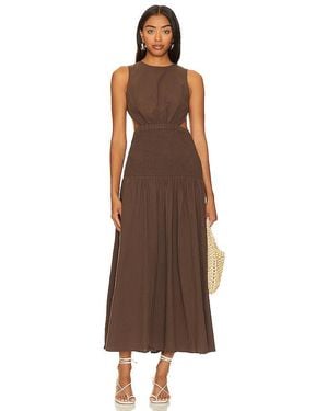 SNDY'S Lottie Dress - Brown