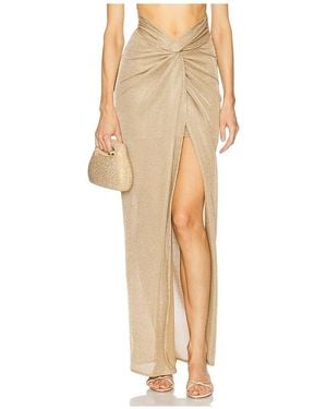 GIUSEPPE DI MORABITO Knotted Skirt - Natural