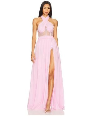 For Love & Lemons Anya Gown - Pink