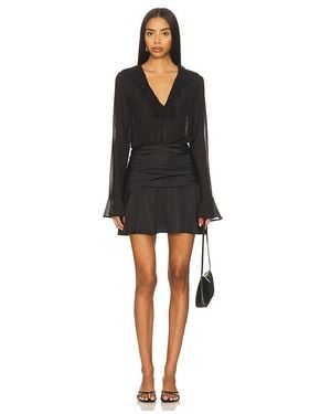 MORE TO COME Adeline Mini Dress - Black