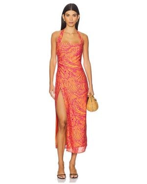 Seven Wonders Midi-Kleid Alana - Orange