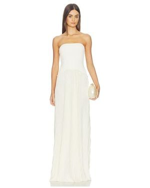 Solid & Striped The Strapless Soglio Dress - White