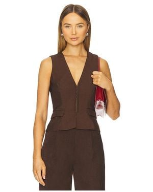 Runaway the Label Arla Vest - Brown