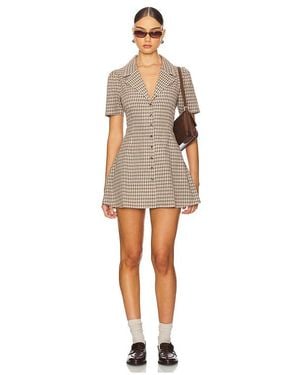 Apres Studio Button Front Dress - Natural