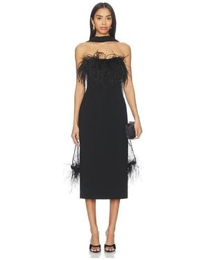 L'academie Eirah Midi Dress - Black