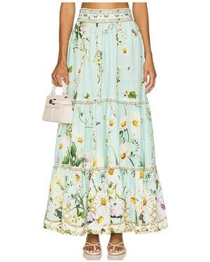 CAMILLA Maxirock Skirt - Grün
