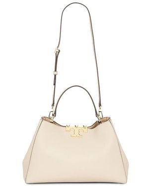 Tory Burch Bolso Blando Eleanor En Color Crema Talla - Neutro