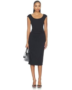 Spanx Smoothing Jersey Cap Sleeve Scoop Dress - Black