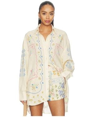 Agua Bendita Anastasia Bleu Top En Talla (También En Xs/S) - Neutro