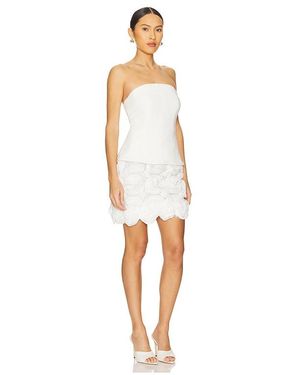 knee length dresses for ladies ELLIATT Rose Strapless Mini Dress In Green – Shop at the Mix