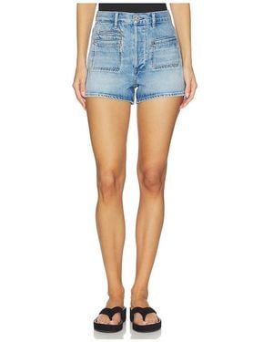 Citizens of Humanity Marlow Welt Pocket Short - Blue
