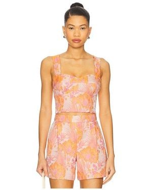 Amanda Uprichard Kenley Top - Orange