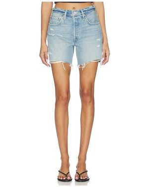 Levi's 501 太もも丈ショートパンツ - ブルー