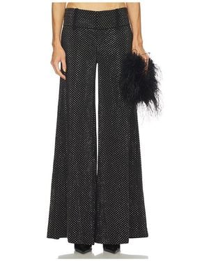 Alice + Olivia Olivia Wide Leg Flare Pant - Black