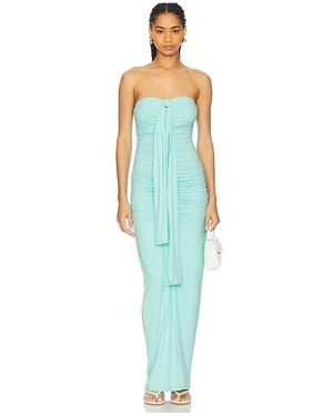 Susana Monaco Dress ストラップレスドレス - ブルー