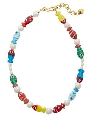 Brinker & Eliza Collar Mallorca En Color Ivory Talla - Multicolor