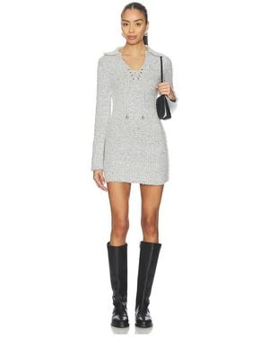 Free People Minivestido Milena En Color Gris Talla (También En M, S, Xl, Xs) - Multicolor