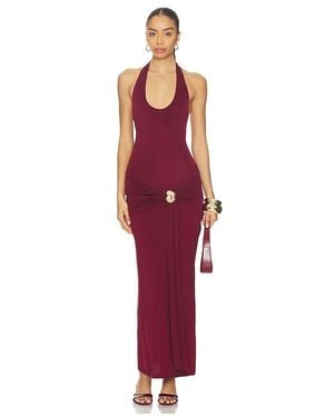 ROAME. Julietta Halter Dress - Red