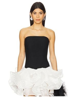 SELEZZA LONDON Bustier Beatrix En. Taille Also En Xs - Blanc