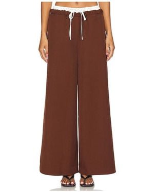 SNDY'S X Revolve Lucia Trousers - Brown