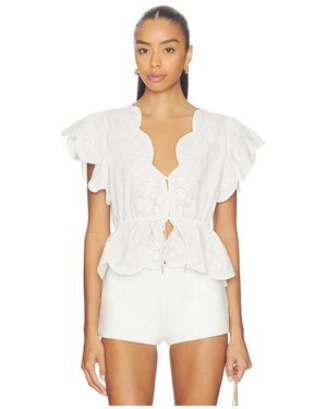Scarlett Poppies Terrel Top - White