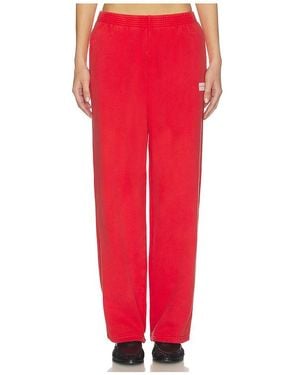 American Vintage Plizzy Sweatpant - Red