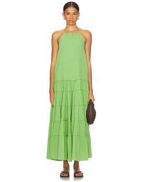 sachin and babi light blue dress Free People Angel Plunge Halter Neck Maxi Dress main image 1