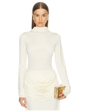 Paris Georgia Basics Asymmetric Tee Long Sleeve - White