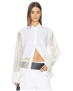 Helmut Lang Combo Long Sleeve Shirt - White