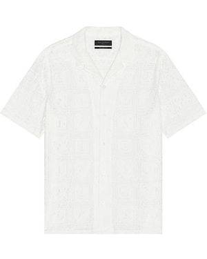 AllSaints Netley ショートスリーブシャツ - ホワイト