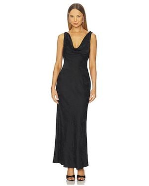 Stone Cold Fox X Revolve Billy Jacquard Gown - Black