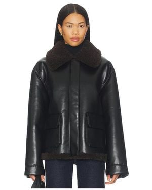 Lovers + Friends Irving Faux Leather Jacket - Black