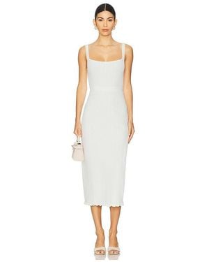 L'academie 'Academie Eryn Midi Dress - White