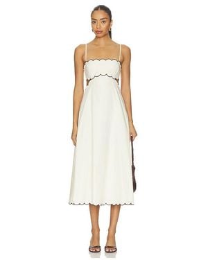 Tularosa Samara Midi Dress - White